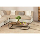 Livetastic KLUBSKA MIZA, 115/27/60 cm naravne barve, črna | Shoptok.si