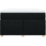  Krevet s oprugama i madracem crni 120 x 200cm od tkanine | shoptok.hr