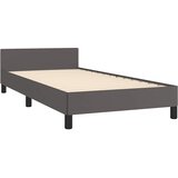  Okvir za krevet s uzglavljem bez madraca sivi 80x200 cm | shoptok.hr
