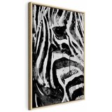  Slika - Striped Nature (1 Part) Vertical 80x120 U prirodnom drvenom okviru | shoptok.hr