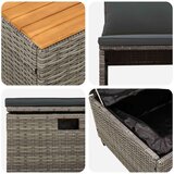  Zunanja garnitura za sedenje 4 -Seater 4 pcs 55 x 30 x 39 cm, (5000273071) | Shoptok.si