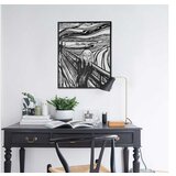 WALLXPERT dekorativni metalni zidni pribor the scream APT728 m | ePonuda.com