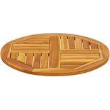 Stolna ploča Ø 60 x 2 cm okrugla od masivnog bagremovog drva | shoptok.hr