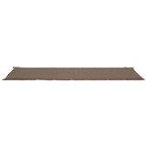  Jastuk za vrtnu klupu smeđesivi 200 x 50 x 3 cm tkanina Oxford | shoptok.hr