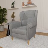 Ropez Svetlo siv fotelj z naslonom Swan – | Shoptok.si