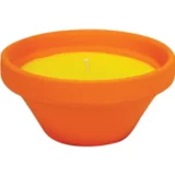ROURA Sveča 340268.085.2, Citronela v keramiki fi12, oranžna