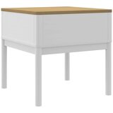 vidaXL Stolić za lampu FLORO bijeli 55 x 55 x 54 cm od borovine | shoptok.hr