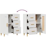  Komoda bijela 69,5 x 34 x 90 cm od konstruiranog drva | shoptok.hr