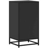 vidaXL Knjižna omara črna 40x35x76 cm iverna plošča | Shoptok.si
