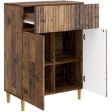  Strani šal s predalom Star les 66 x 34,5 x 90 cm Inženirski les, (5000218128) | Shoptok.si