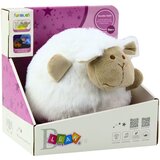 Plišana ovca za spavanje, igračka za maženje, svjetlosni zvuk, bijela | shoptok.hr