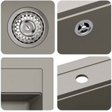  Umivaonik Siva 795 x 505 mm Granit | shoptok.hr