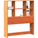 Maison Chic posteljno vzglavje - vzglavna omarica - nočna omarica s predelki voščeno rjavo 90 cm trdna borovina, (21712188) Cene