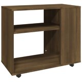  Bočni stolić boja smeđeg hrasta 70x35x55 cm konstruirano drvo | shoptok.hr