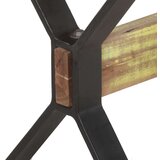  Blagovaonski stol 140 x 70 x 76 cm od masivnog obnovljenog drva | shoptok.hr