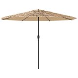  Vrtni suncobran s čeličnom šipkom smeđi 324x324x247 cm | shoptok.hr