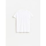 Reserved Pamučna majica slim fit - bijela | shoptok.hr