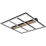  LED stropna svjetiljka Froomy (48 W, D x Š x V: 60 x 60 x 5,5 cm, Smeđa, Topla bijela) | shoptok.hr