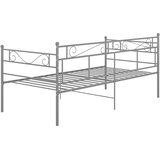  Za krevet na razvlačenje sivi metalni 90 x 200 cm | shoptok.hr