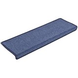  Prostirke za stepenice 15 kom 65x21x4 cm plave pravokutne rubove | shoptok.hr