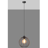  Luster na sajli MERCURE 1xE27/15W/230V prečnik 24 cm crna | Eponuda.com