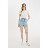 Defacto Paperbag High Waist Jean Shorts Cene