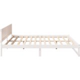 vidaXL Posteljnina Bela Les 180 x 200 cm Vzdržljiva Posteljnina | Shoptok.si