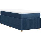  Krevet s oprugama i madracem plavi 80x200 cm od tkanine | shoptok.hr