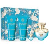 Versace dylan turquoise poklon set ( edt 100 ml + sg 100 ml + bgel 100 ml + mini 5 ml ) Cene