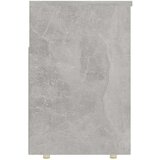  Klupa za cipele siva boja betona 105 x 30 x 45 cm od iverice | shoptok.hr