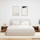  Noćni ormarići s LED svjetlima 2kom dimljeni hrast 50x40x45 cm | shoptok.hr