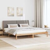  Krevetna konstrukcija Smeđa 200 x 200 cm Čvrsto borovo drvo | shoptok.hr