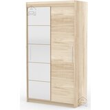 ADRK Furniture Garderobna omara z drsnimi vrati Esti - 120 cm - sonoma Cene