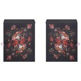 vidaXL Viseča omarica večbarvno 38 x 33,5 x 48 cm Masiven les manga | Shoptok.si