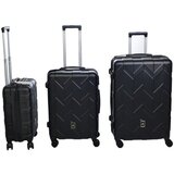 Hoffmanns 3-delni set kovckov, Butterfly, 09210, black Cene