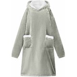  Deka majica s kapuljačom Siva M Flis i flanel | shoptok.hr
