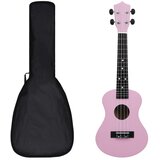 vidaXL set dječjeg ukulelea Soprano s torbom ružičasti 23 " u