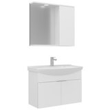 Hanah home Kupatilski ormarić sa umivaonikom i ogledalom (2 komada) Purus 80 973 | Eponuda.com