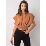 FANCY Sweatshirt-FA-BL-7227.86P-light brown | Shoptok.si