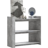 vidaXL Konzolna mizica betonsko siva 100x35x90 cm inženirski les | Shoptok.si