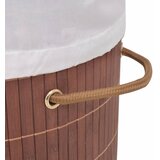  Košara za rublje od bambusa ovalna smeđa | Eponuda.com