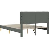  Okvir za krevet Tamnosiva 140 x 200 cm Tkanina - Tamnosiva 140 x 200 cm | shoptok.hr