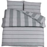  Set posteljine za poplun sivi 260 x 240 cm pamučni | shoptok.hr