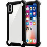 Cadorabo Ohišje, združljiv z Apple v Alder Black-2-in-1 zaščitni pokrov s silikonskim robom TPU in akrilnim steklenim hrbtom, (20567939) Cene