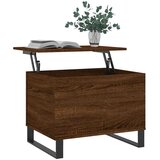  Stolić za kavu Smeđi hrasta 60 x 44,5 x 45 cm konstruirano drvo | shoptok.hr