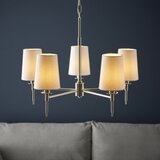  Endon 99457 - Luster na lancu 5xE14/6W/230V sjajni hrom/bela | Eponuda.com