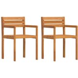vidaXL Vrtne stolice 2 kom 50x53x80 cm Masivno drvo akacije | shoptok.hr