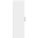 vidaXL Stenska kuhinjska omarica Visok sijaj bela 50 x 31 x 100 cm | Shoptok.si