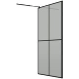 Pregrada za tuš 118 x 190 cm od tamnog kaljenog stakla | shoptok.hr