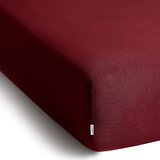 DecoKing Plahta s gumom Amber 220-240x220 cm, bordo Slike